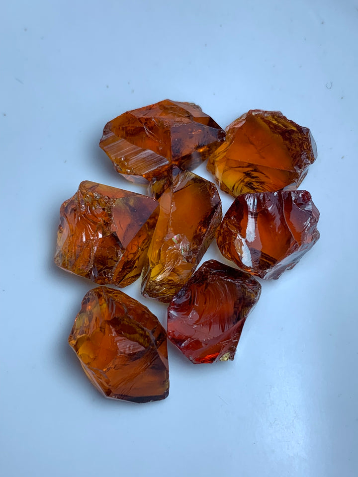 17.77 Grams Facet Rough Natural Madeira Citrine Parcel