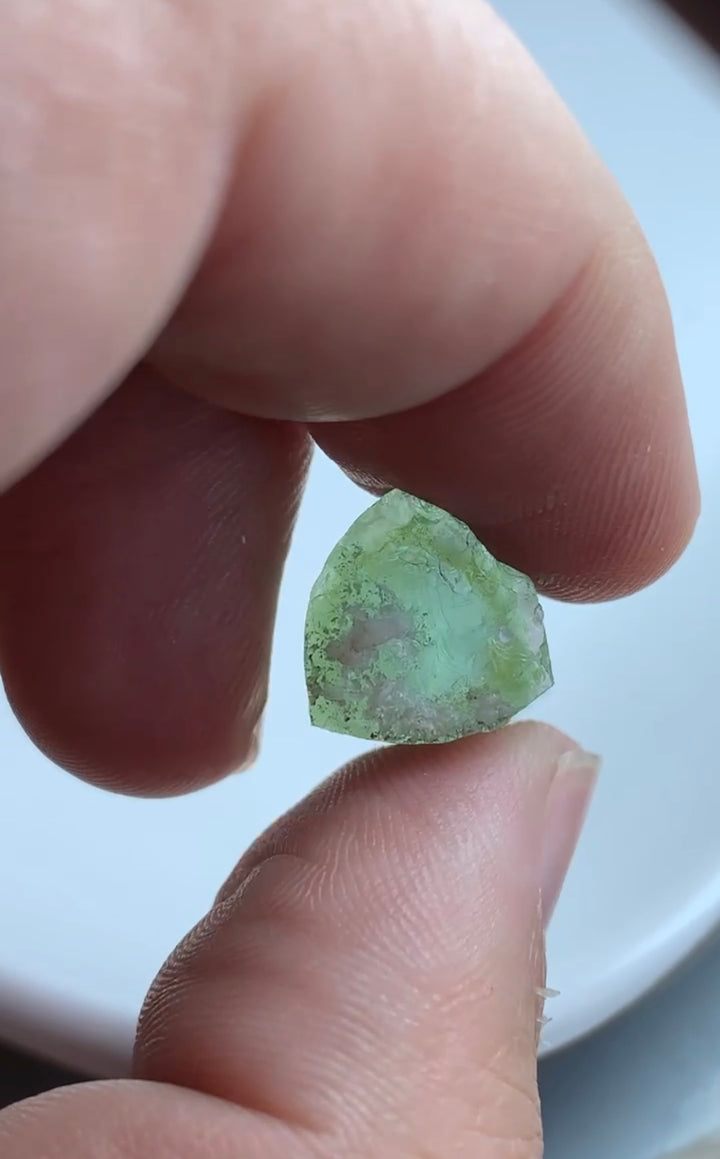 4.12 Grams Lovely Faceting Rough Tourmaline