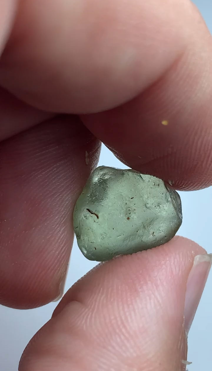 7.45 Carats Facet Rough Mint Green Sapphire
