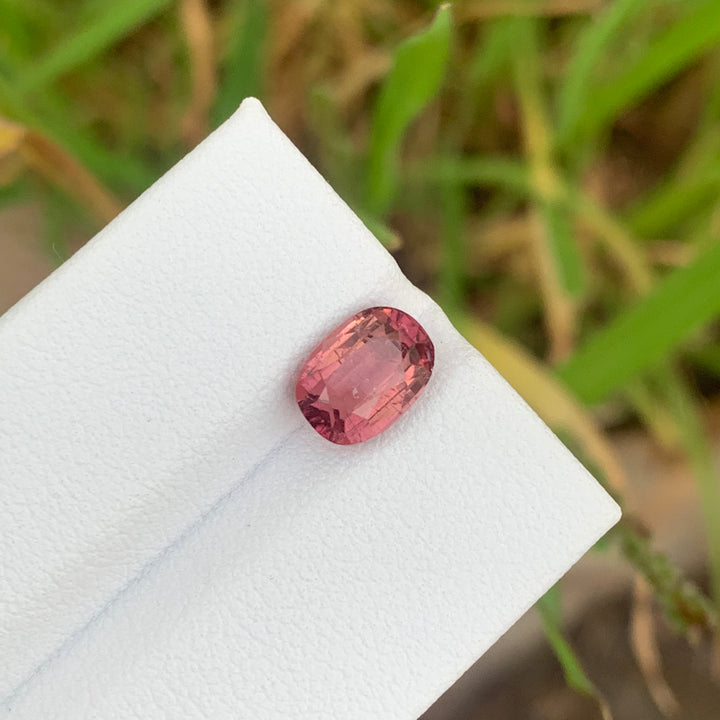 2.00 Carats Eye Catching Natural Faceted Oval Shape Pink Tourmaline