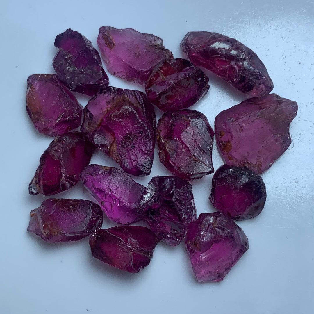 47 Carats Lovely Natural Facet Rough Purplish Pink Rhodolite Garnet