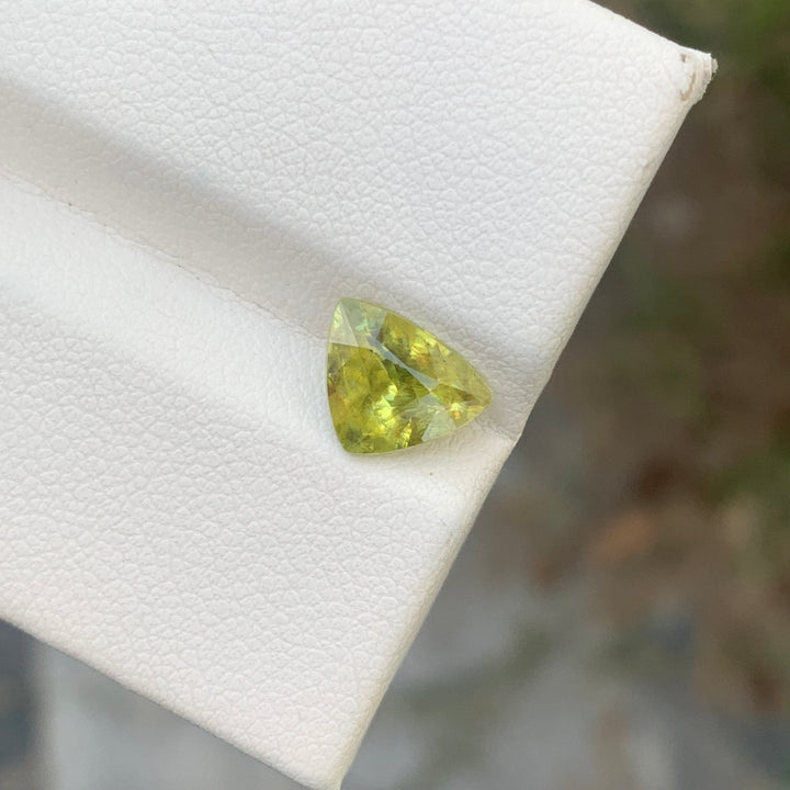 1.65 Carats Lovely Natural Loose Trilliant Shape Sphene