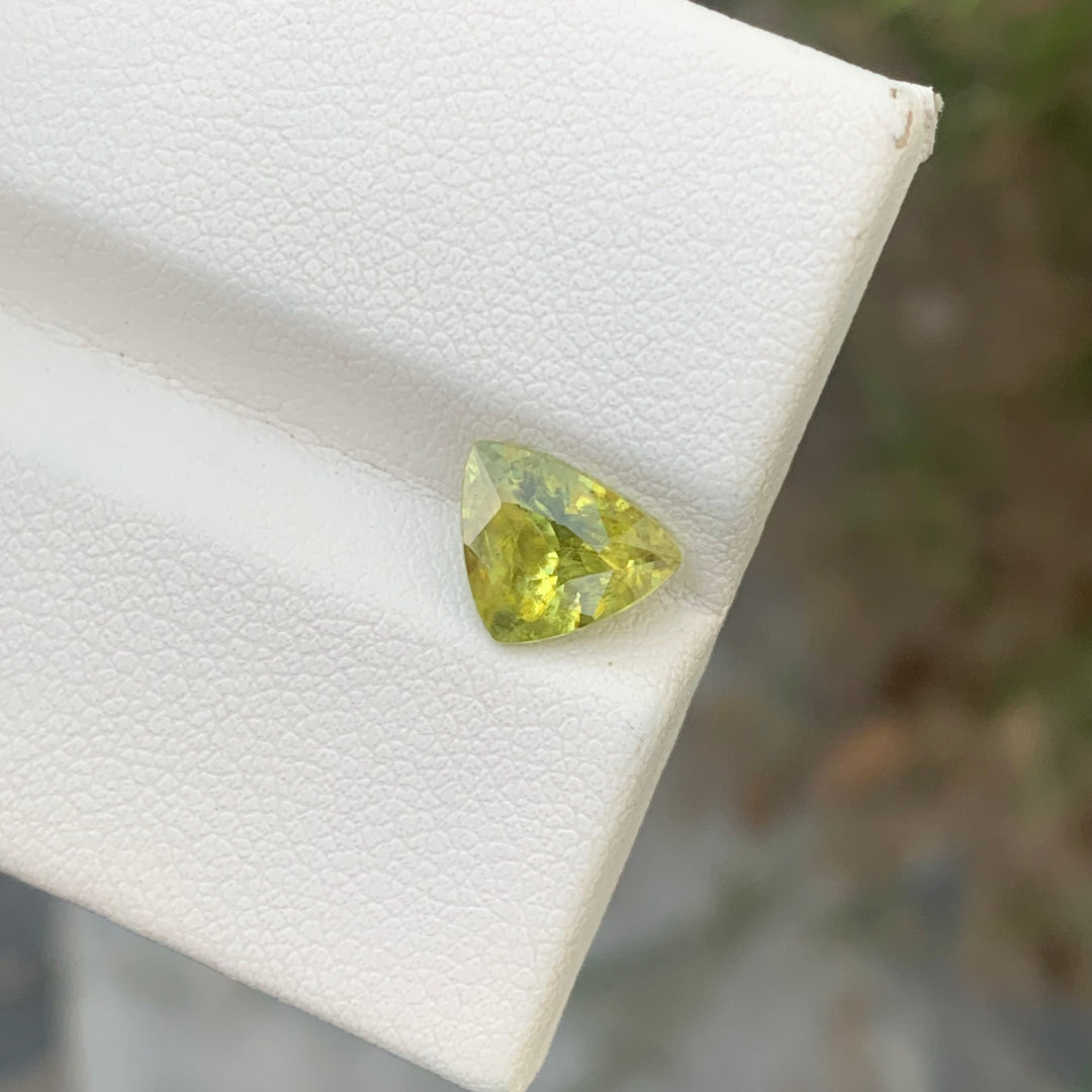 1.65 Carats Lovely Natural Loose Trilliant Shape Sphene