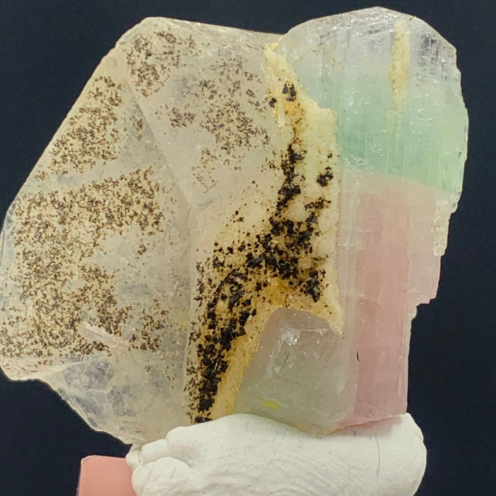 Pretty Bi Color Tourmaline Specimen - Glitter Gemstones