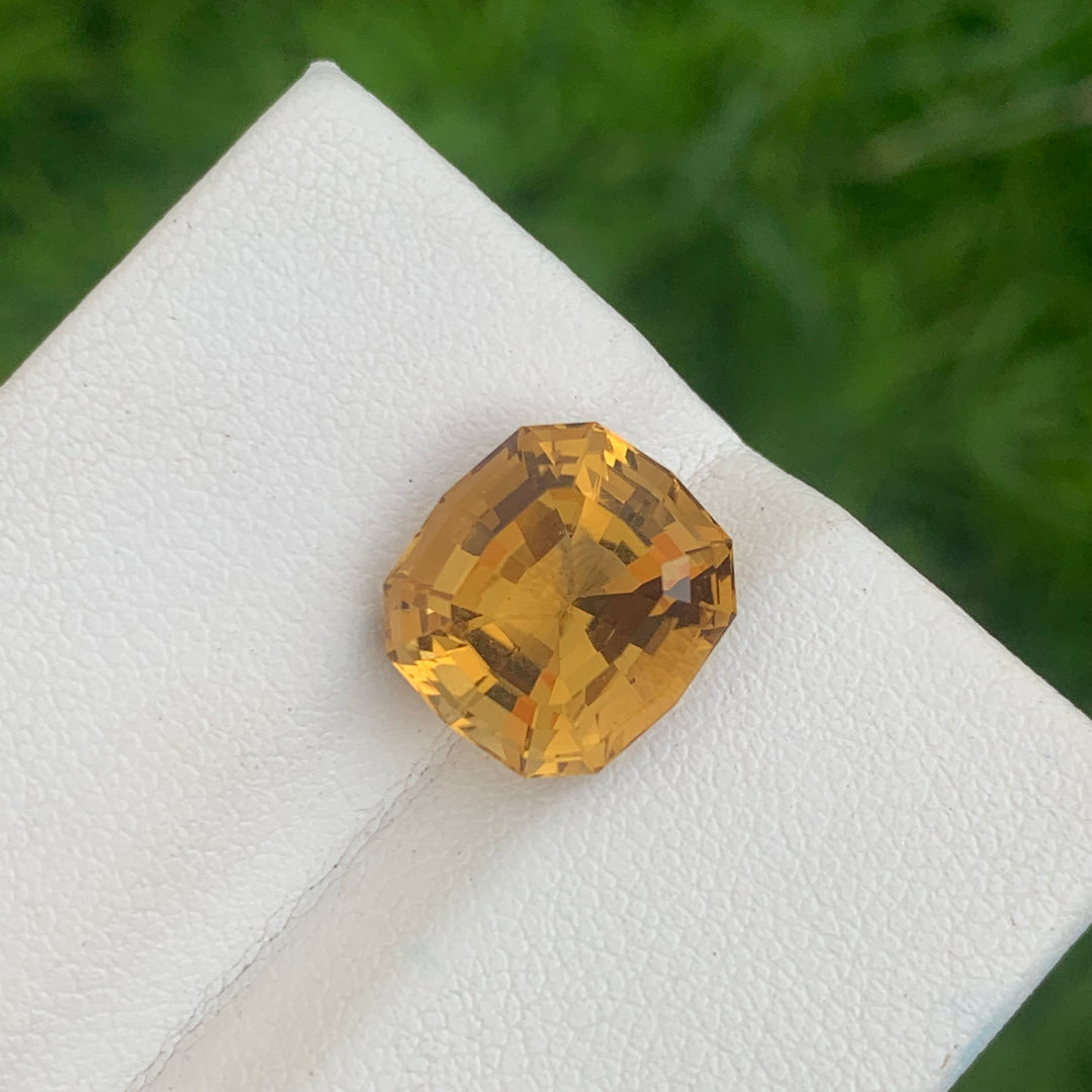 6.25 Carats Mesmerizing Natural Faceted Fancy Cut Citrine