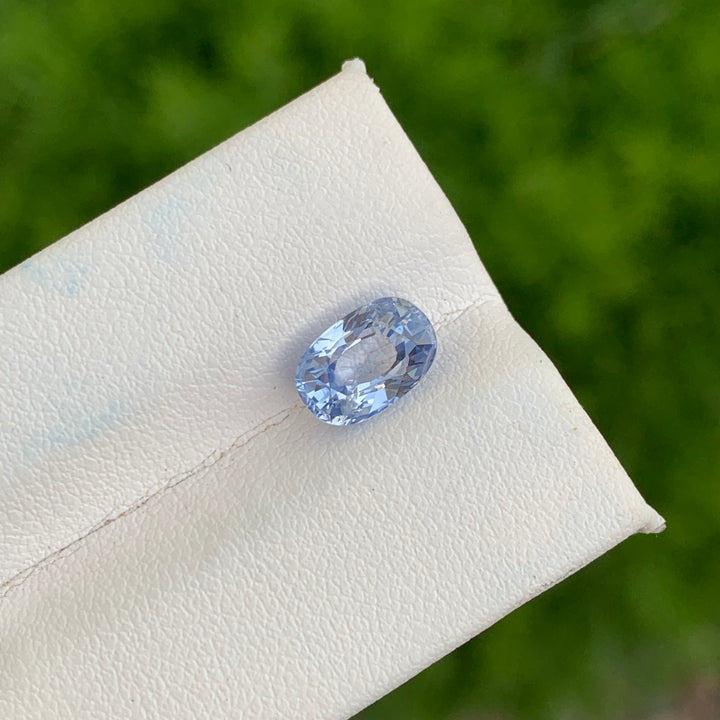 2.45 Carats Fascinating Natural Faceted Light Blue Sapphire