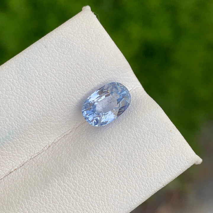 2.45 Carats Fascinating Natural Faceted Light Blue Sapphire