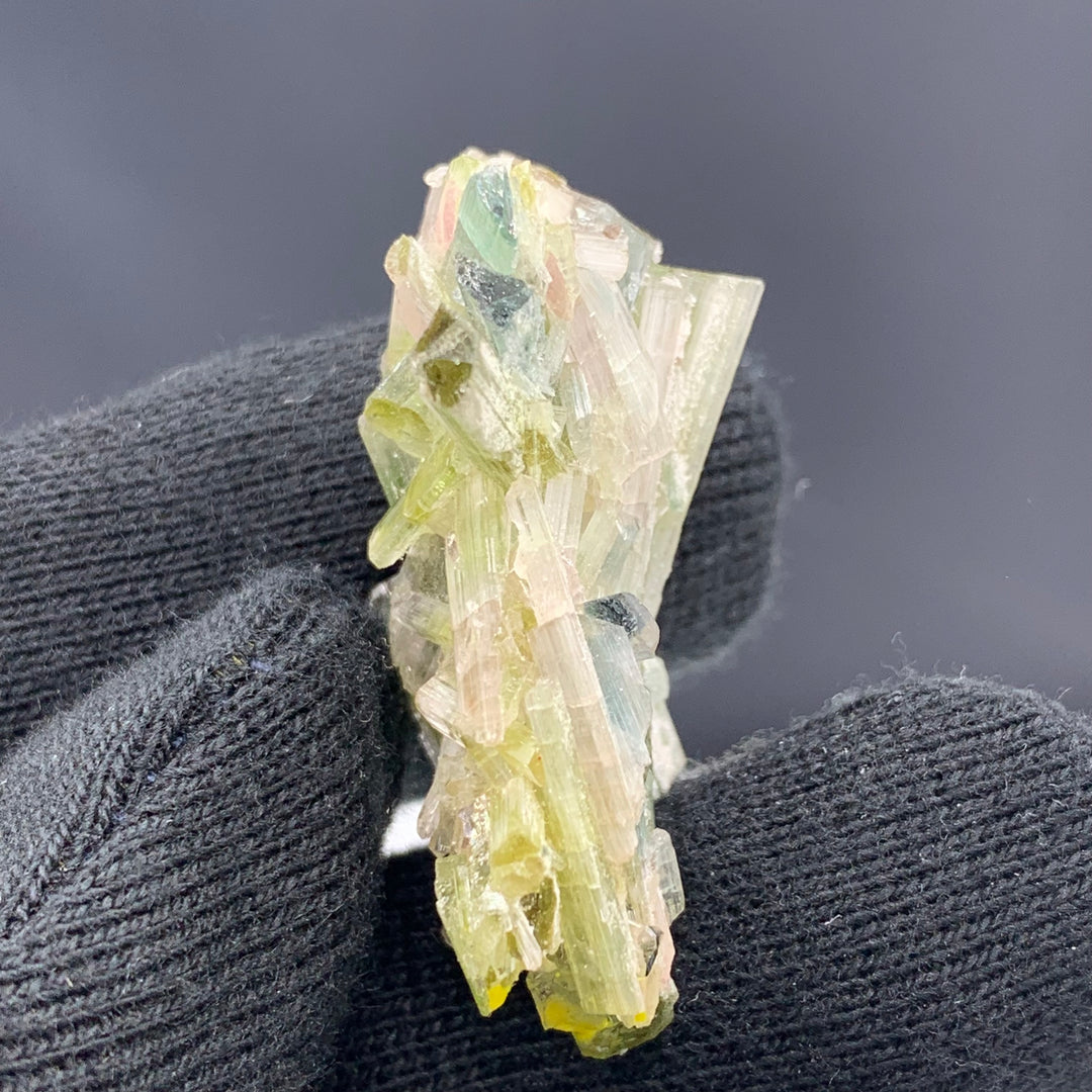 Pretty Tourmaline Crystals Cluster - Glitter Gemstones