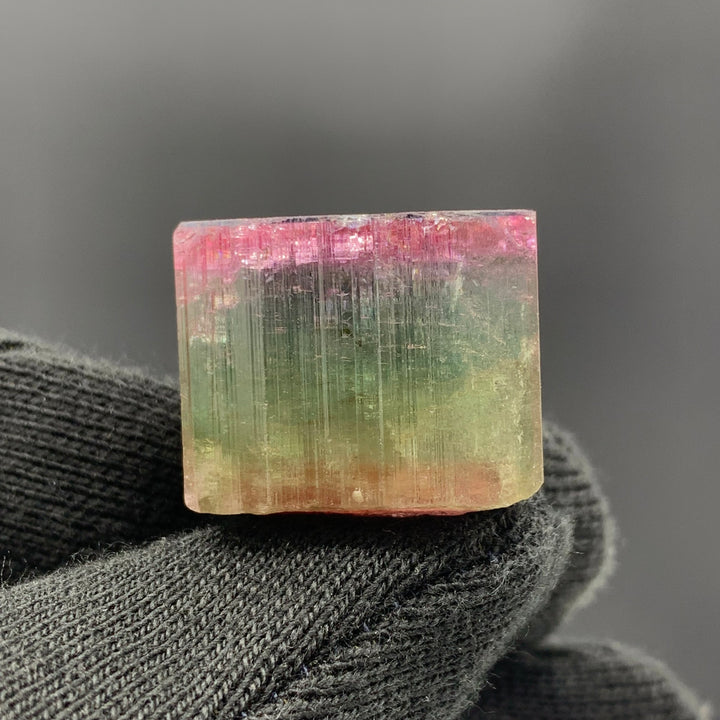 Beautiful Tri Color Tourmaline Crystal - Glitter Gemstones