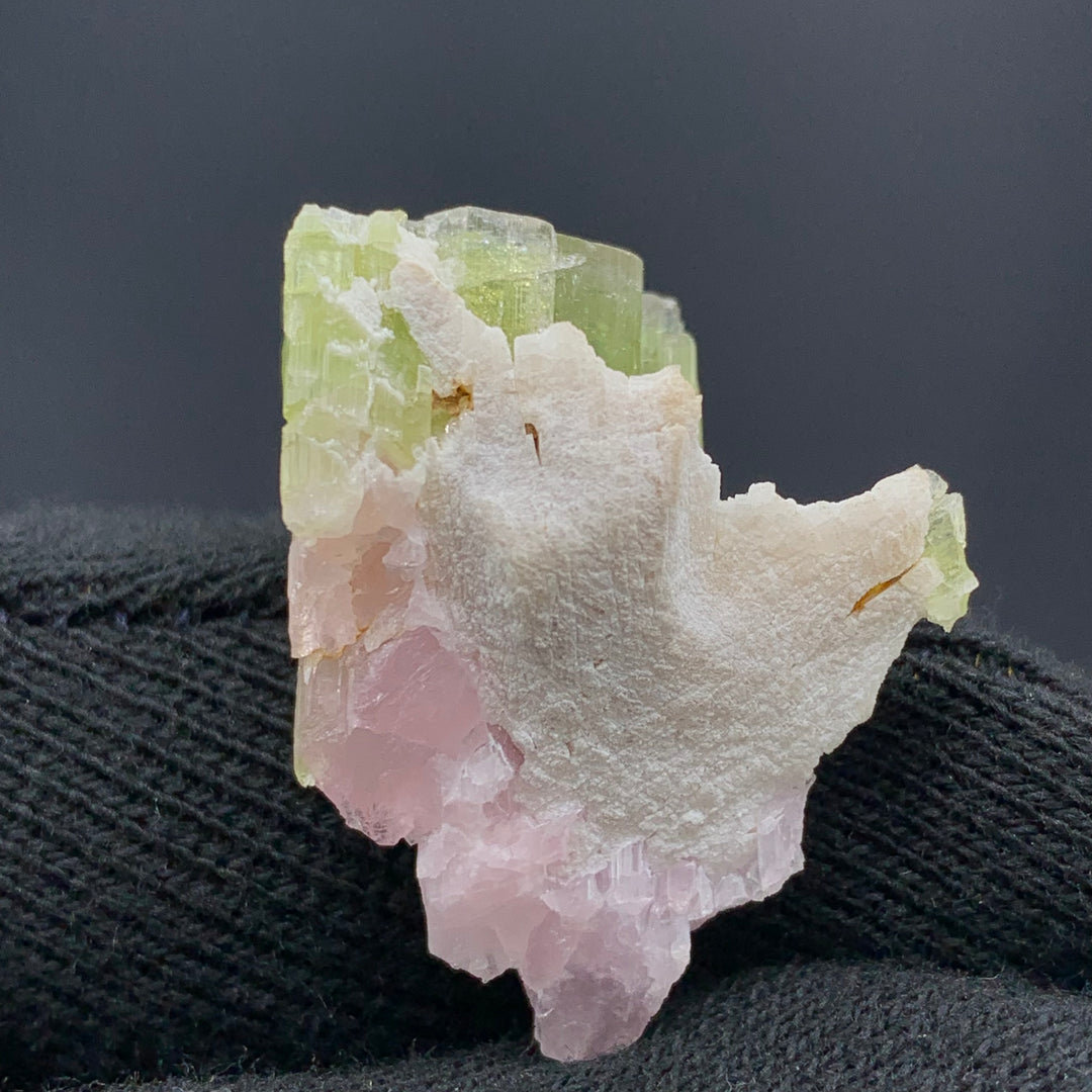 Lovely Bi Color Tourmaline Crystal - Glitter Gemstones