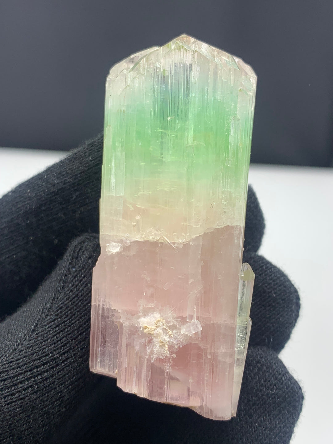 Bi Color Tourmaline Crystal