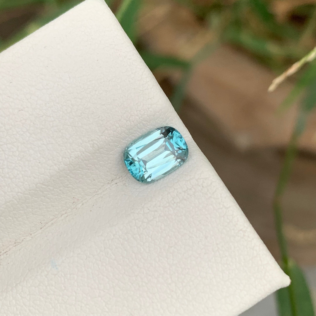 Natural Faceted Blue Zircon