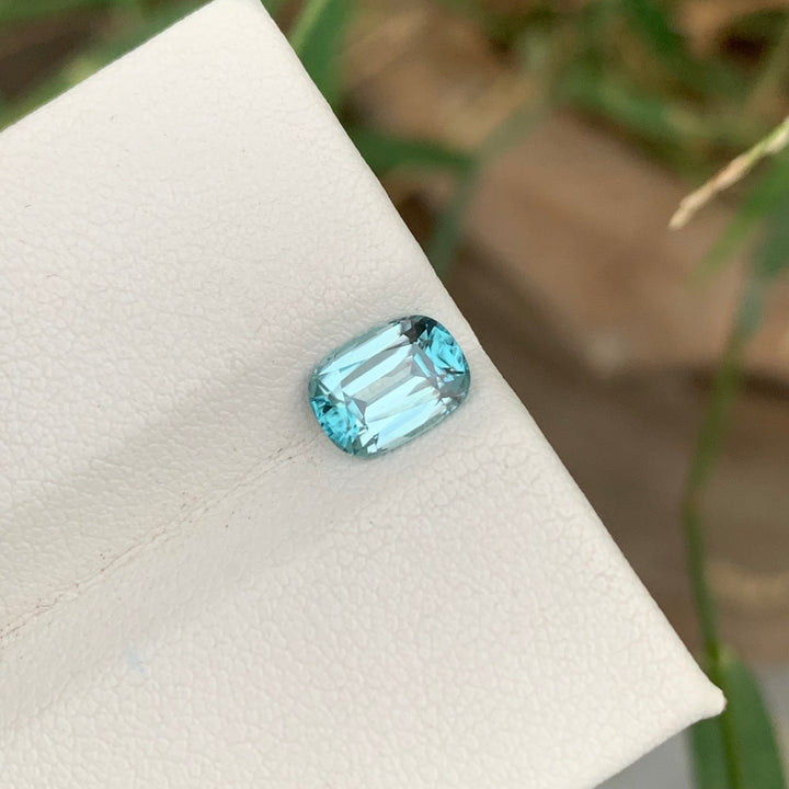 Natural Faceted Blue Zircon