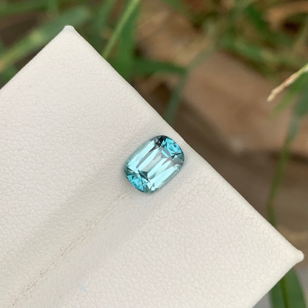 Natural Faceted Blue Zircon