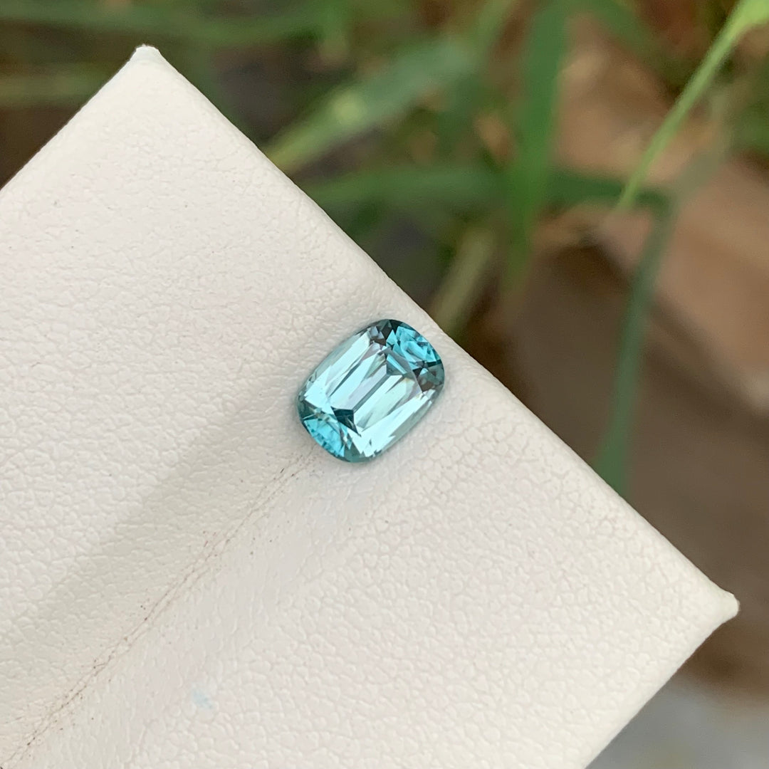 Natural Faceted Blue Zircon