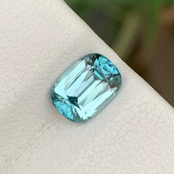 Natural Faceted Blue Zircon