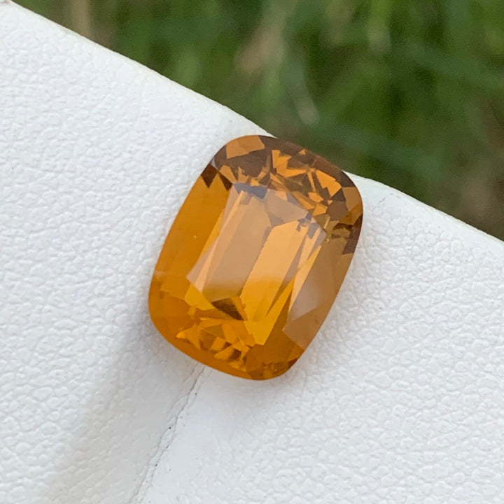 6.40 Carats Lovely Natural Loose Cushion Cut Oval Shape Citrine