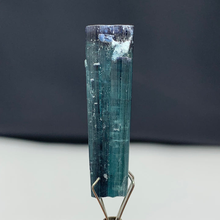 Gorgeous Bi-Color Indicolite Tourmaline Crystal