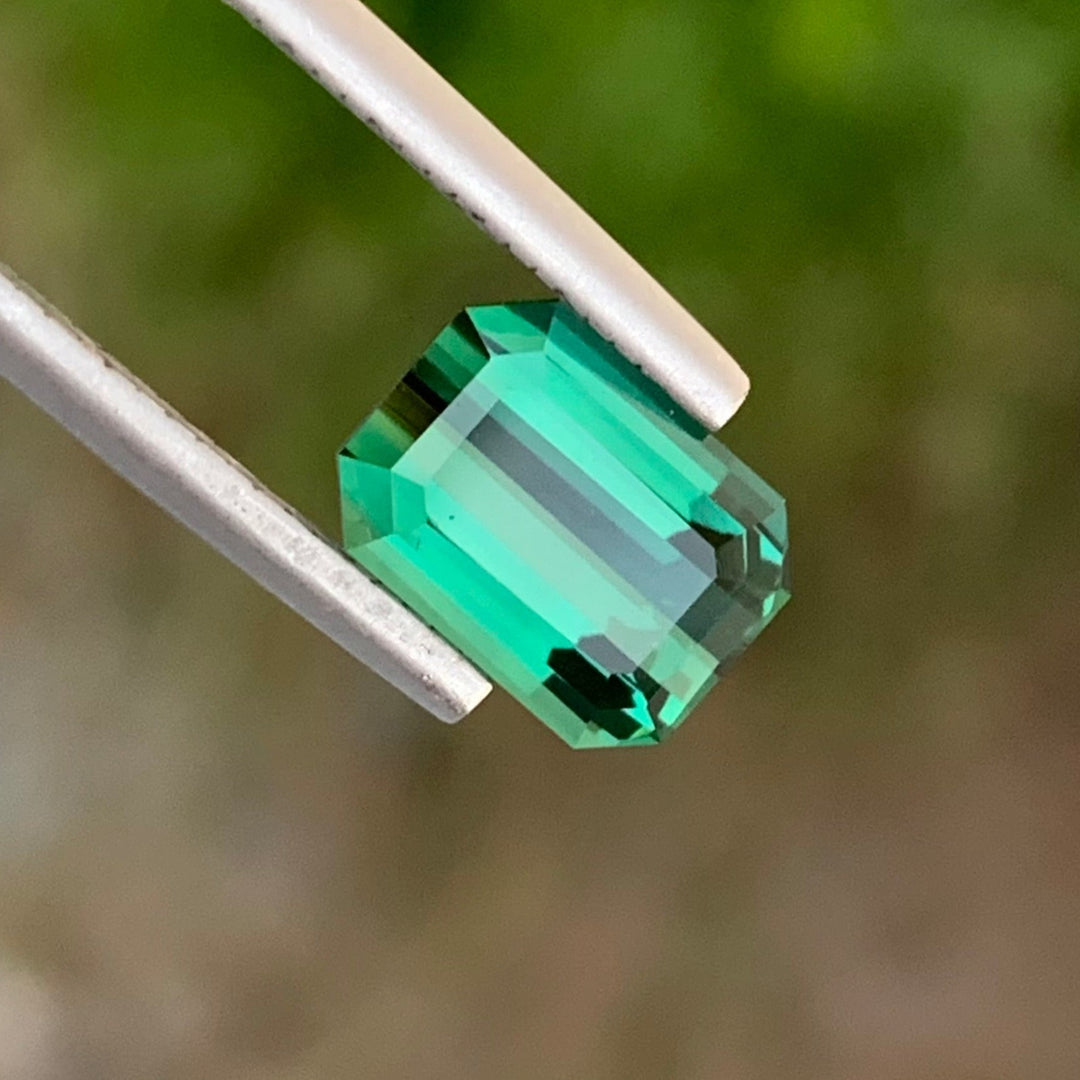 2.25 Carats Lovely Natural Faceted Lagoonish Green Tourmaline