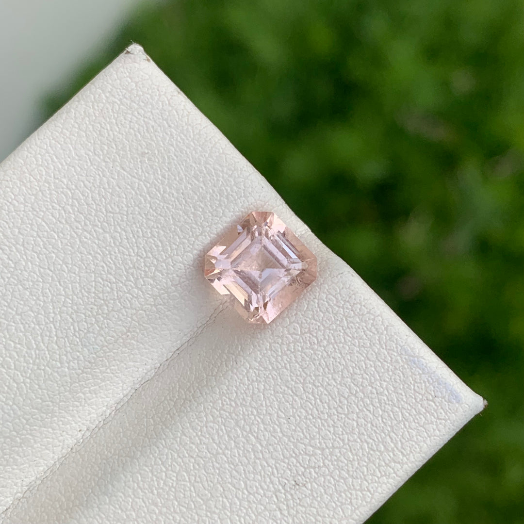 2.40 Carats Beautiful Natural Faceted Ascher Cut Morganite