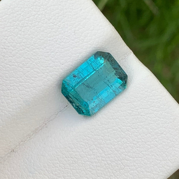 3.65 Carats Magnificent Faceted Indicolite Tourmaline