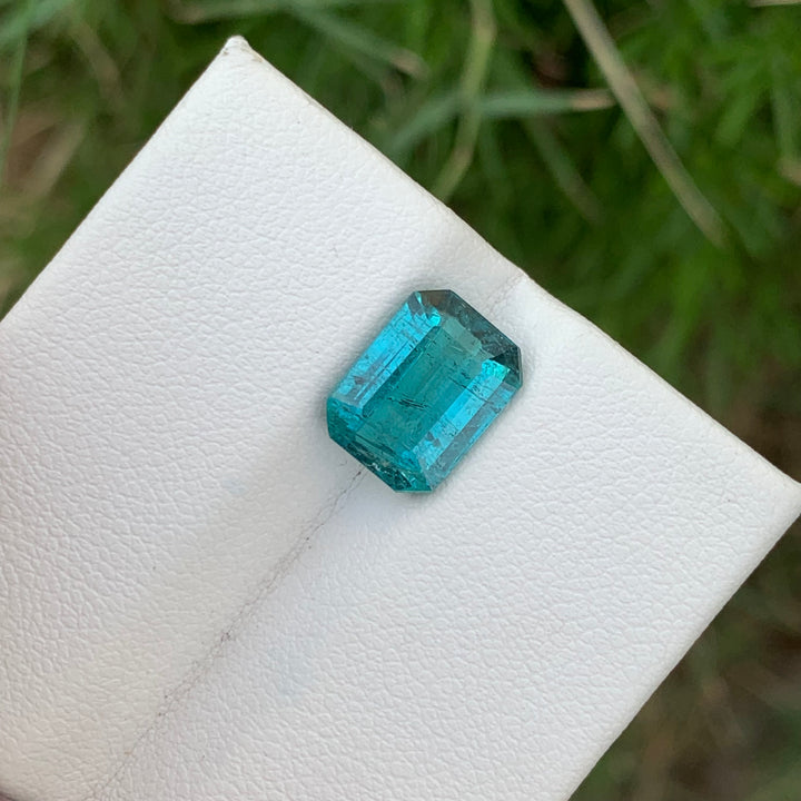 3.65 Carats Magnificent Faceted Indicolite Tourmaline