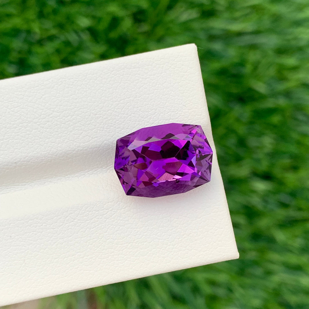 9.90 Carats Loose Amethyst Polygon Shape