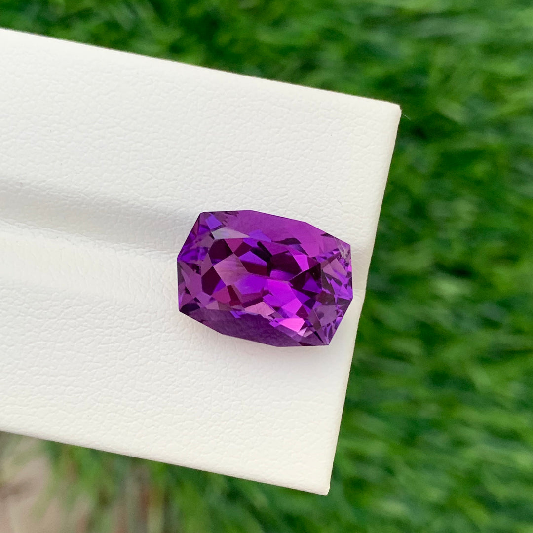 9.90 Carats Loose Amethyst Polygon Shape