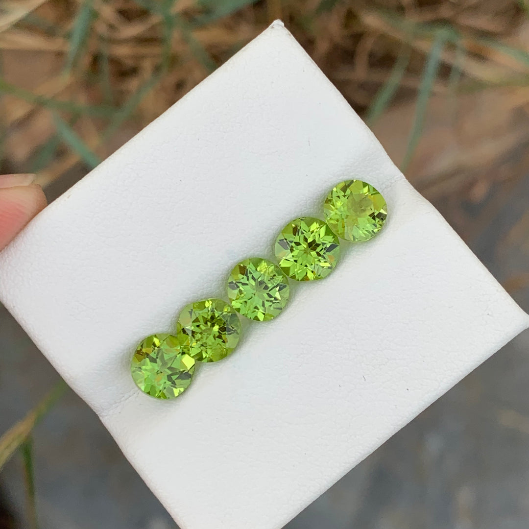 6.35 Carats Adorable Faceted Peridot Lot