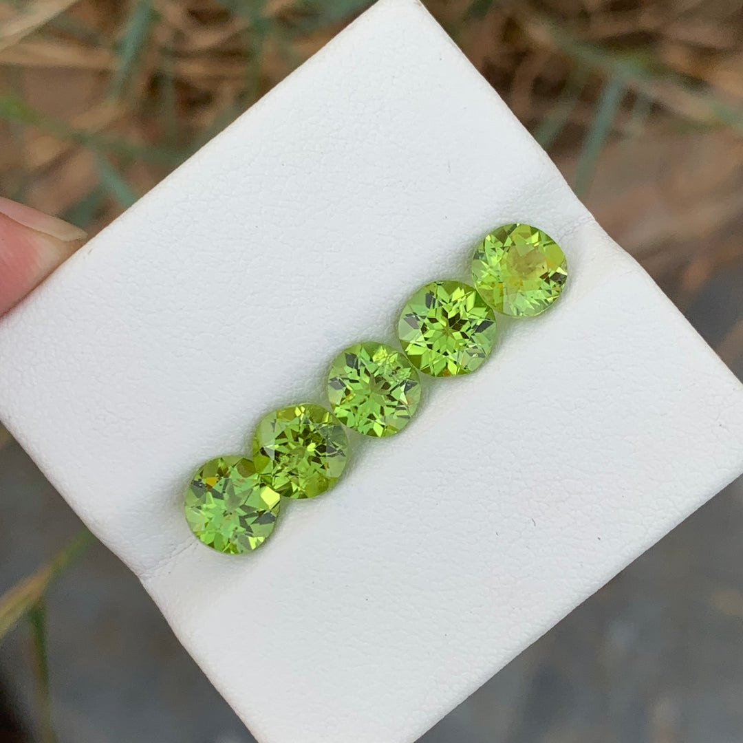 6.35 Carats Adorable Faceted Peridot Lot