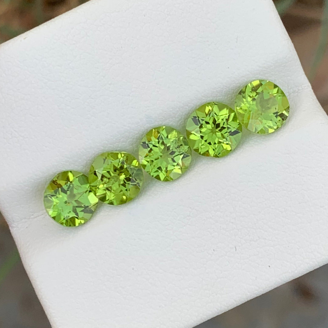 6.35 Carats Adorable Faceted Peridot Lot