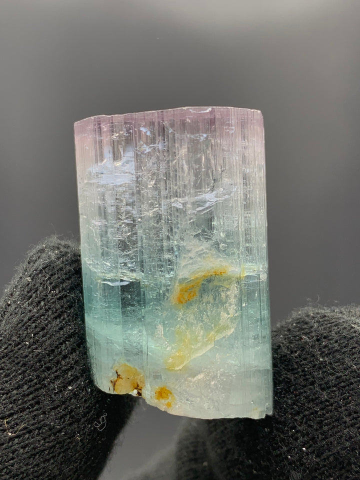 21.07 Grams Magnificent Tri-Color Tourmaline Crystal