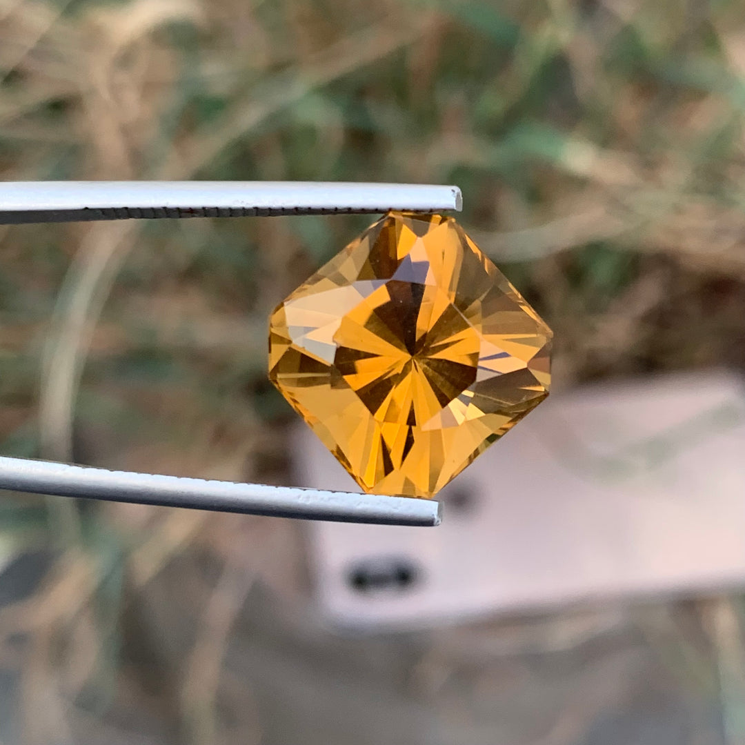 10.65 Carats Lovely Loose Fancy Cut Citrine