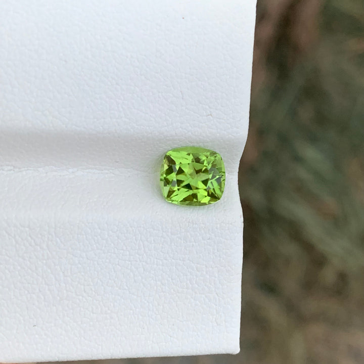 1.95 Carats Magnificent Natural Faceted Apple Green Peridot