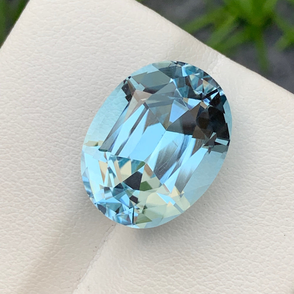 Cushion Cut Light Blue Loose Topaz