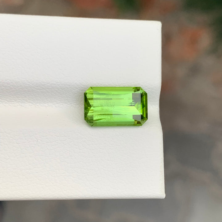 4.15 Carats Loose Peridot Pixel  Cut