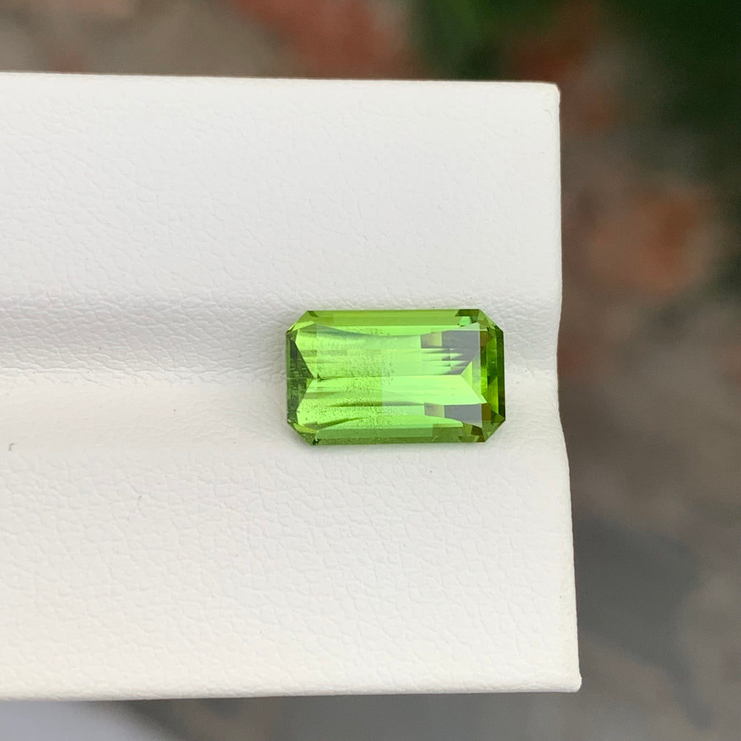 4.15 Carats Loose Peridot Pixel  Cut