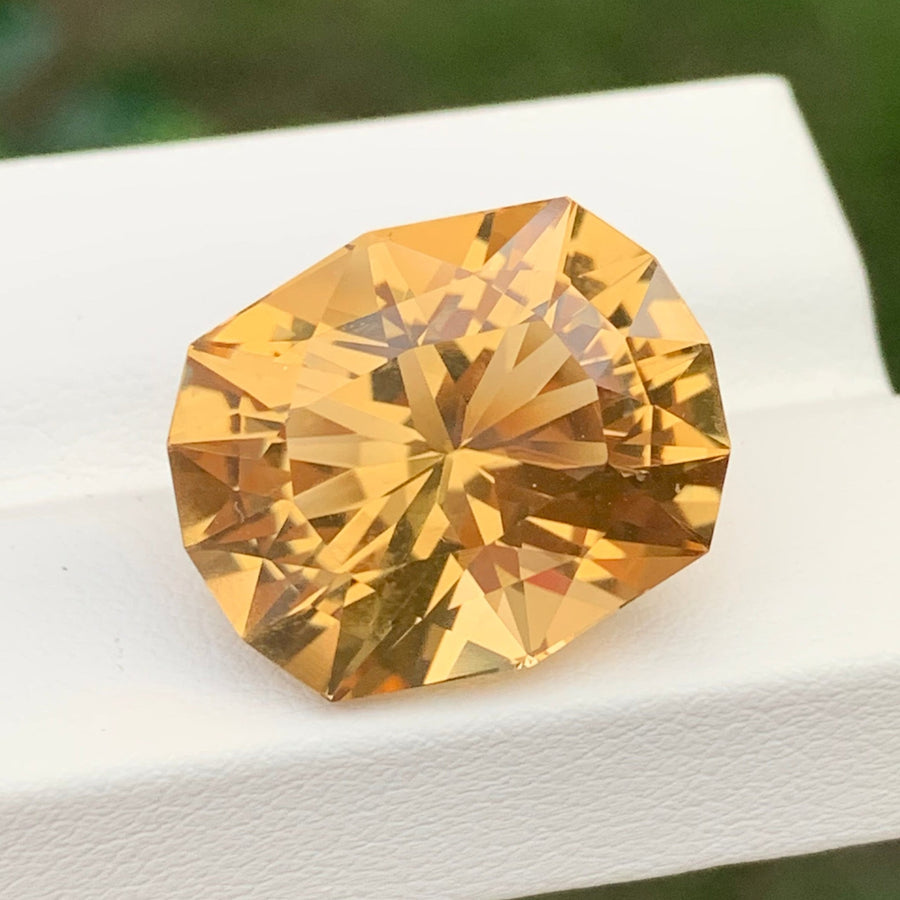 faceted citrine