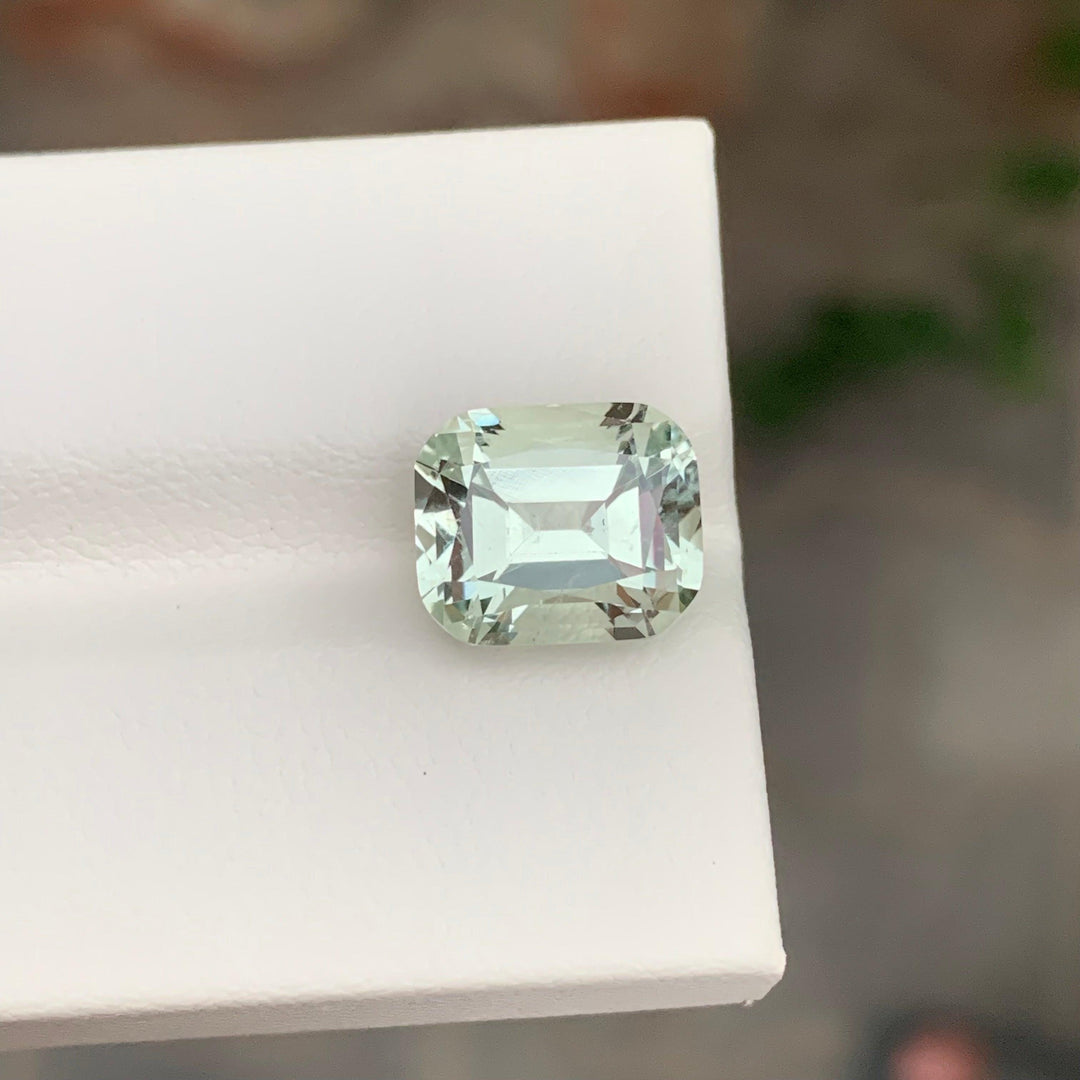 5.00 Carats Loose Green Amethyst Cushion Shape