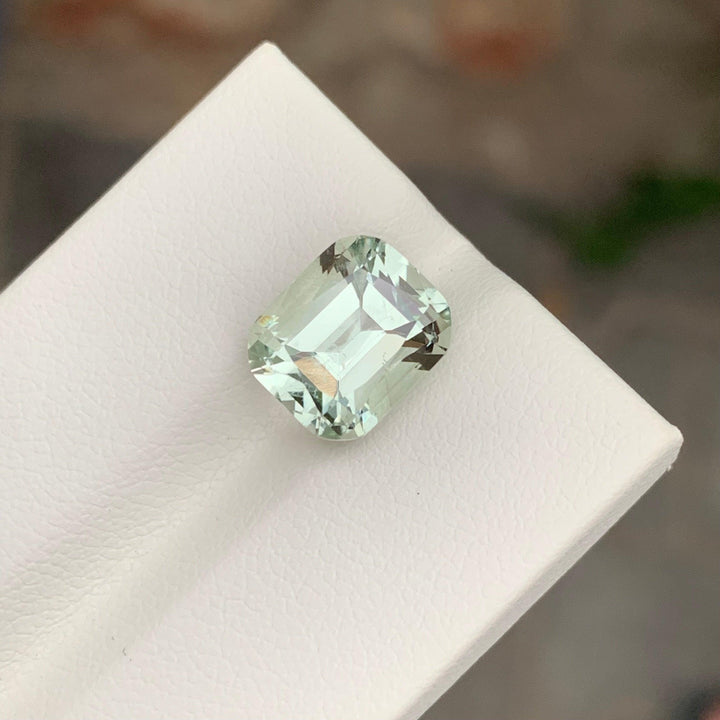 5.00 Carats Loose Green Amethyst Cushion Shape