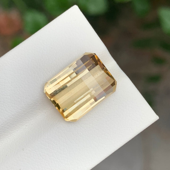 9.80 Carats Loose Citrine Smith Bar Cut