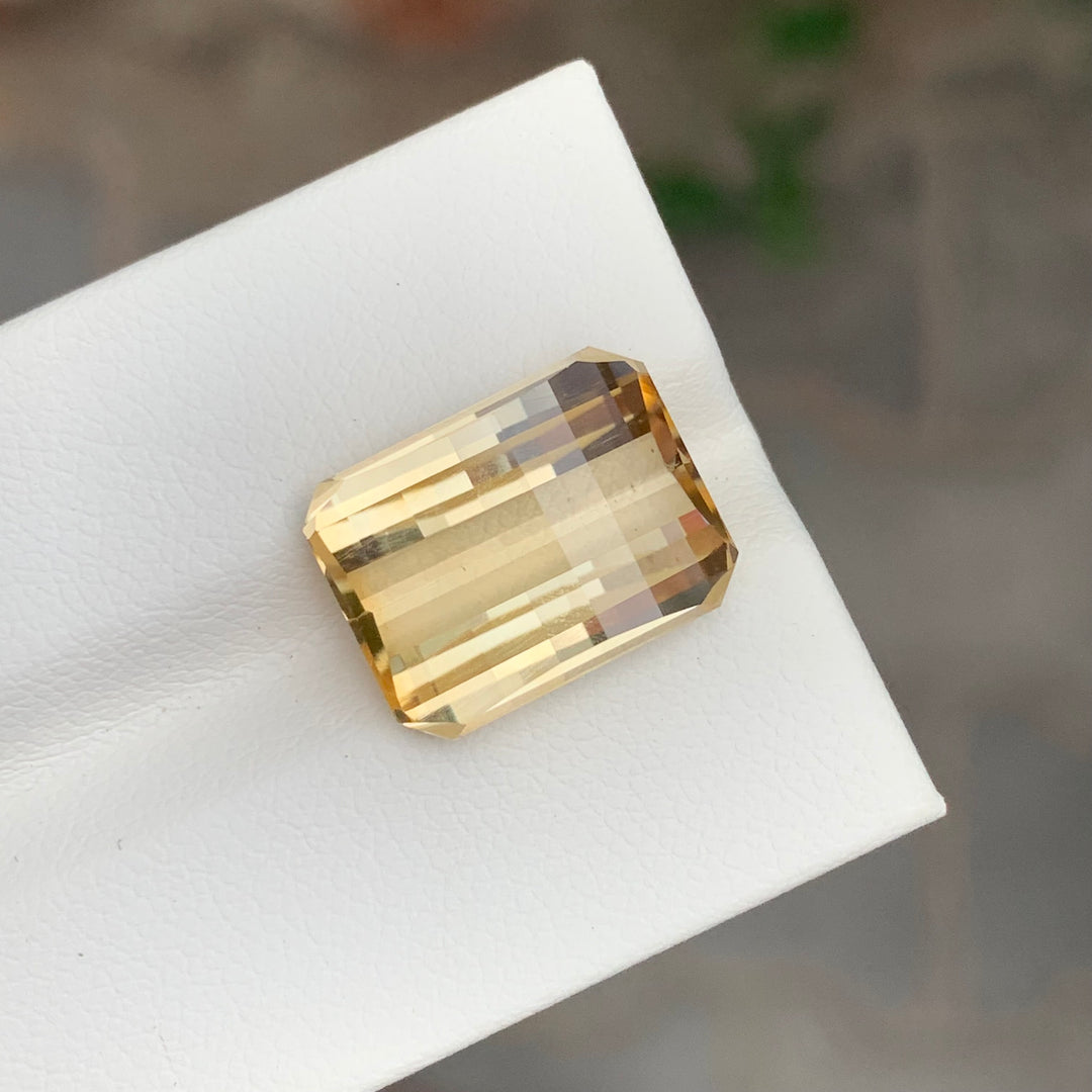 9.80 Carats Loose Citrine Smith Bar Cut