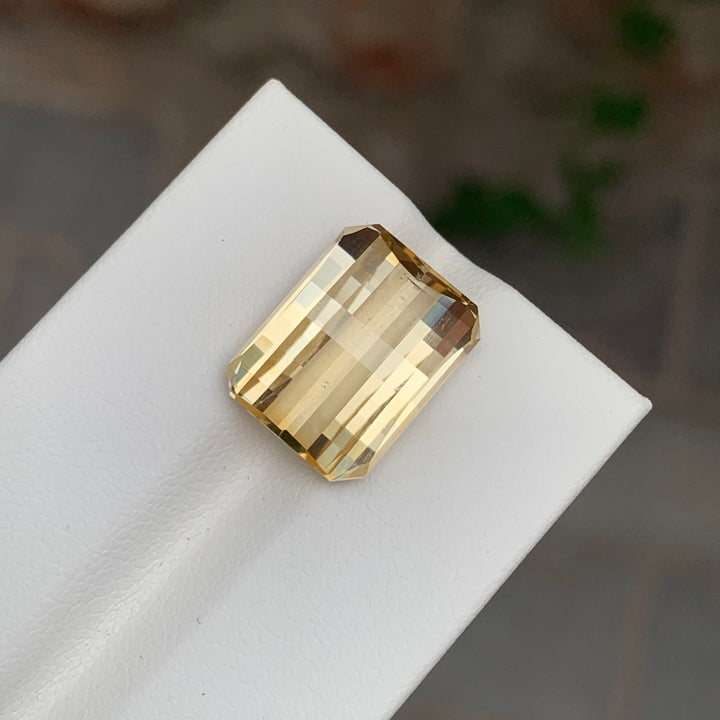 9.80 Carats Loose Citrine Smith Bar Cut