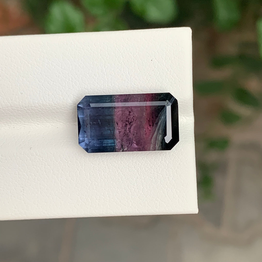 11.30 Carats Loose Tricolor Tourmaline Gemstone