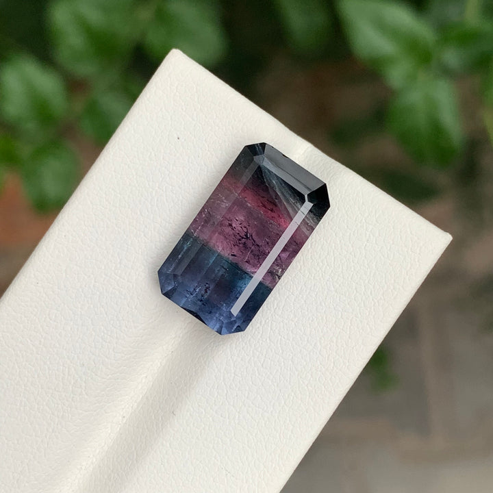 11.30 Carats Loose Tricolor Tourmaline Gemstone