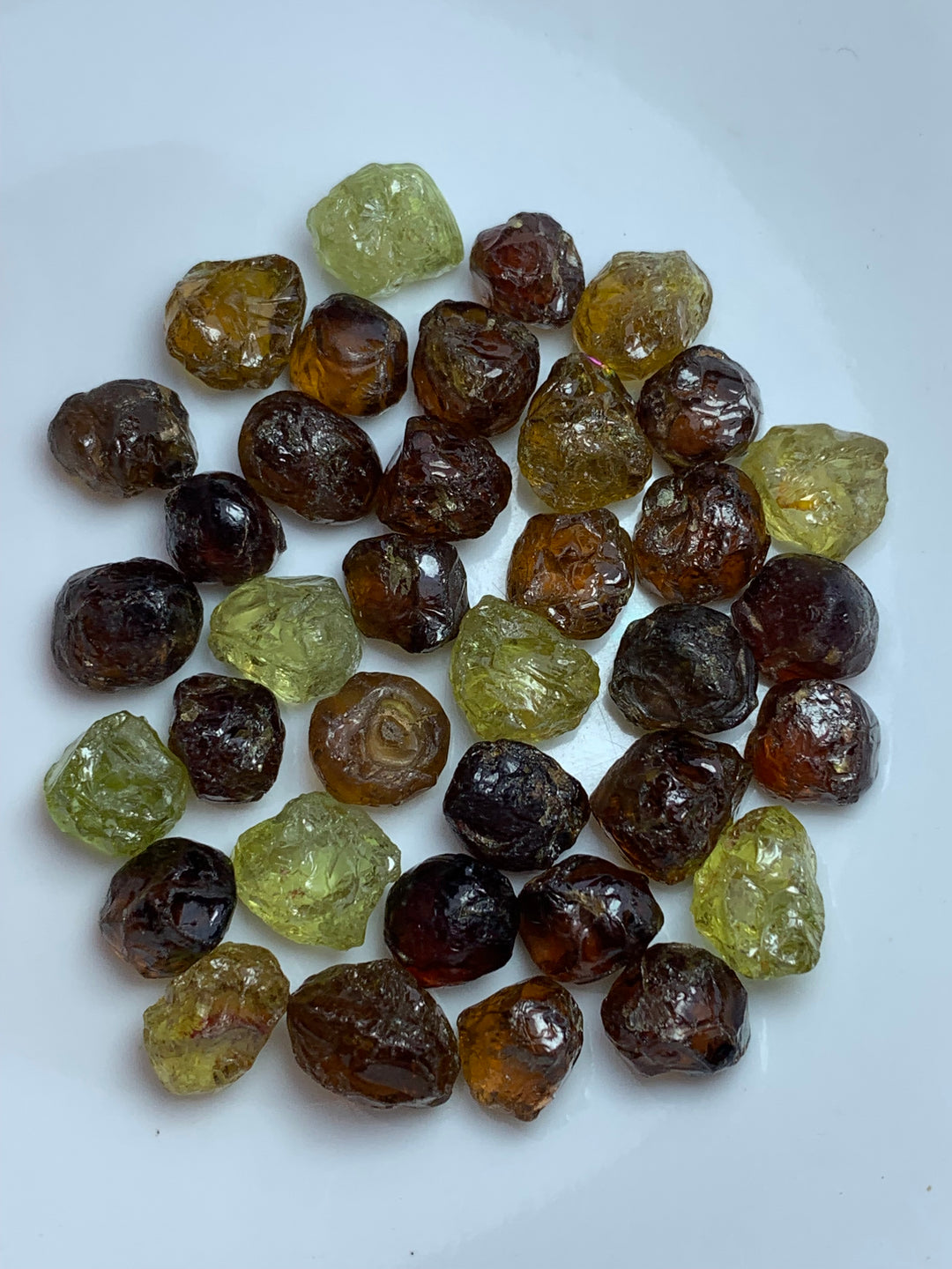 facet rough mali garnet