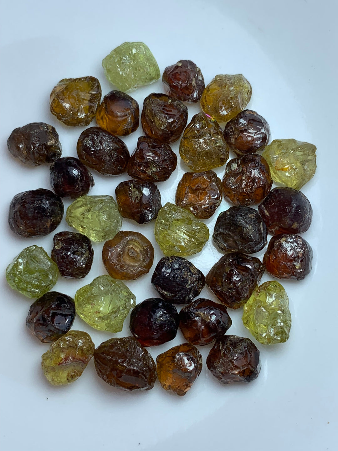 facet rough mali garnet