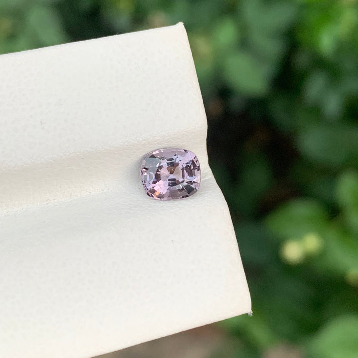 1.25 Carats Faceted Light Purple Burmese Spinel Gemstone