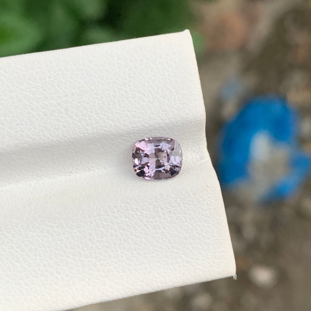 1.25 Carats Faceted Light Purple Burmese Spinel Gemstone