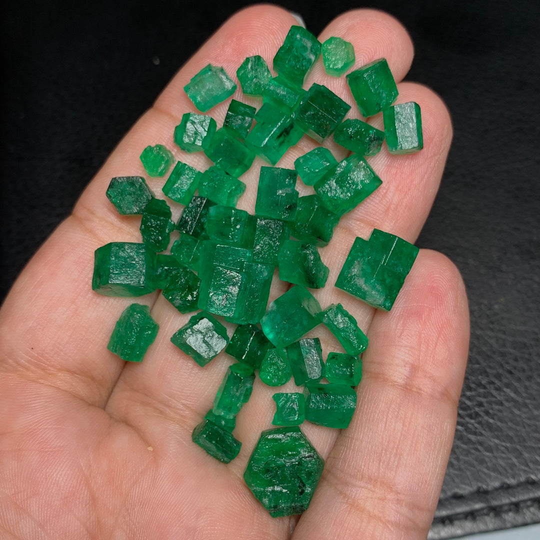 rough emeralds